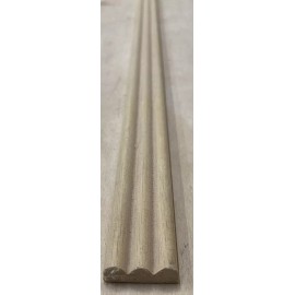 Unbranded 20 feet of 1" Wide Fluted Wood Moulding (5 pieces 48" long) AM-231