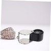 SEWACC Jeweler Magnifier Loupe with Durable Body Portable Folding Glass