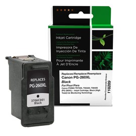 Clover Remanufactured Ink Cartridge Replacement for Canon PG-260XL | Black | High Yield