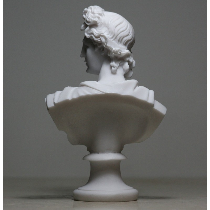 greekartshop Generic Apollo God of Music & Light Alabaster Bust