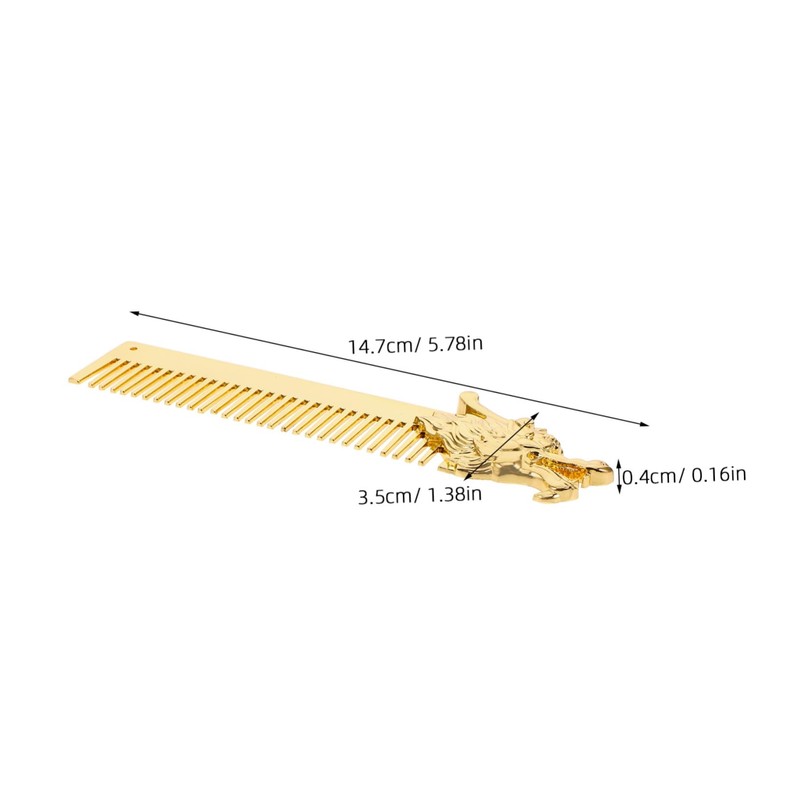 TOVINANNA Beard Mustache Styling Tool Small Metal Combs for Men