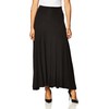 AGB Women's Timeless Fashion Long Soft Knit Skirt with Waist