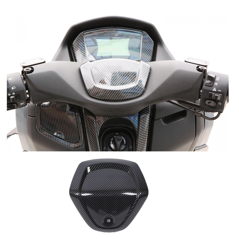 Motorcycle Handle Center Cover Carbon Fiber Style UV Protection Handle