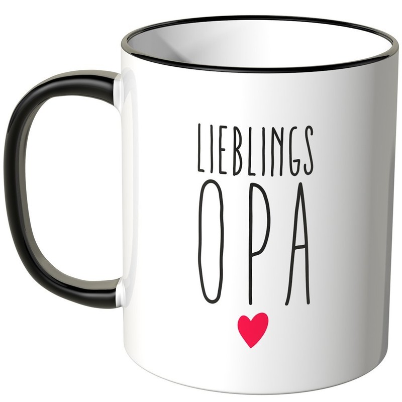 Wandkings® Cup Quote 'Favorite Grandpa with a small heart