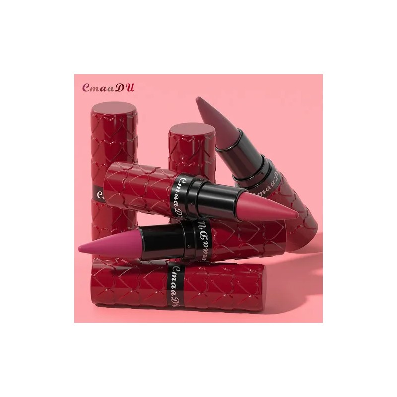 1pc Labial Mate Hidratante Y Fácil De Aplicar Larga Duración