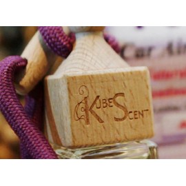 Cherry Hanging Car Air Freshener, Long-Lasting Sweet and Fruity Fragrance, Premium Car Diffuser for Men, Women, Odor Eliminator, Maraschino Cherry Car Air Freshener by KubeScent Air Freshener