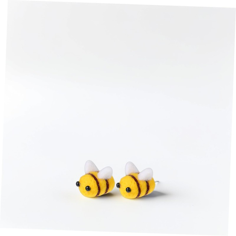 DOITOOL 25 Pcs Felt Bees Decorations for DIY Crafts Hat