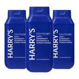 Harry's Extra-Strength Anti-Dandruff Men's 2 in 1 Shampoo and Conditioner - (3 Pack) 14 fl oz - Made with 2% Pyrithione Zinc | Harry's
