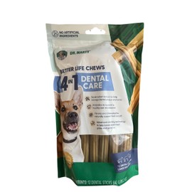 Dr. Marty Dental Treats Large Dog 18.2 oz (12 Dental Chews for Large Dog Breeds)