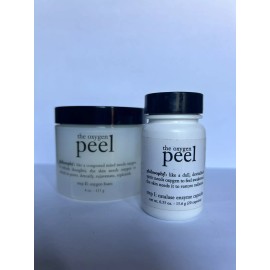 Philosophy NEW PHILOSOPHY THE OXYGEN PEEL SET: 4 OZ OXYGEN FOAM + 20 CAPSULES