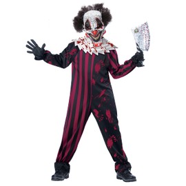 Boys Killer Clown Costume Medium (8-10)