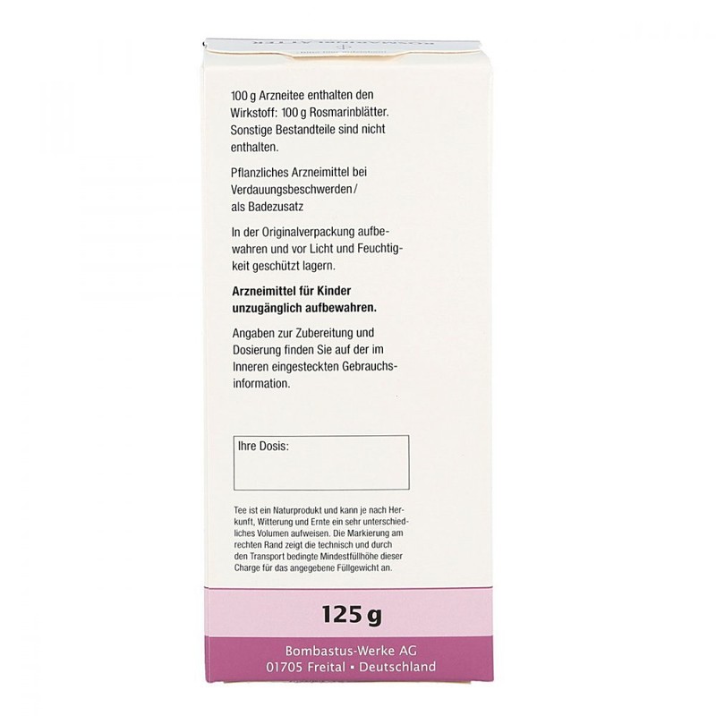 Rosmarinblätter Tea