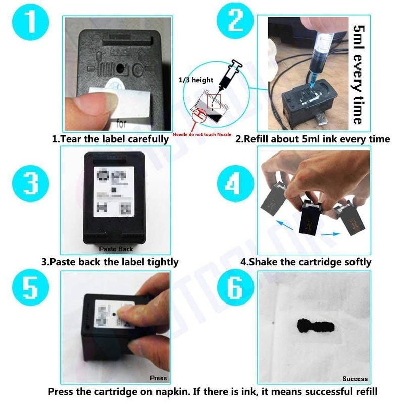 JETSIR 4 Color Compatible Refill Ink kit for Canon 250