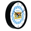CreaDesign, Wanduhr Kinder personalisiert mit Name, Motiv Bayern, Rahmen Wanduhr