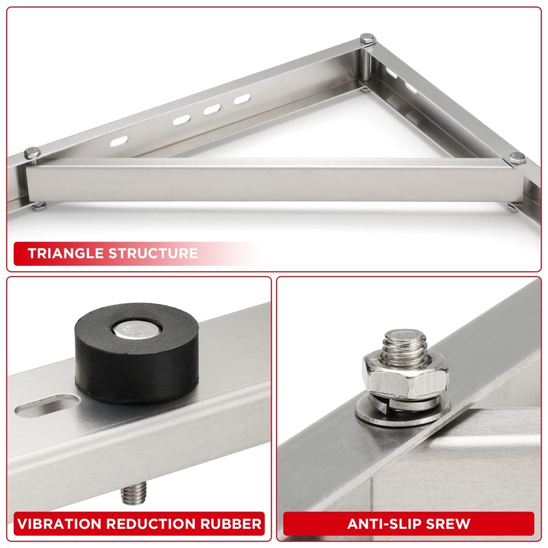 TURBRO Wall Mount Stand for Mini Split Ductless Air Conditioner