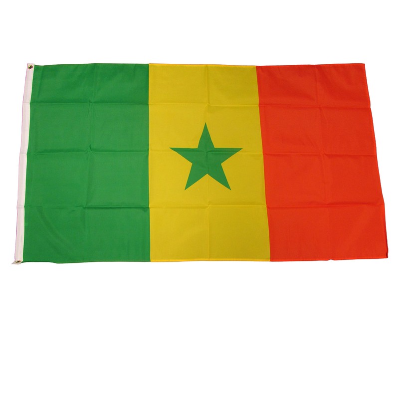 NWFlags Senegal Flag 5ft x 3ft 75d Premium Polyester Suitable