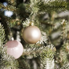 R’ND Toys Christmas Ornament Hooks – Tree Easy Ribbon Snap Fastening Metallic Decorating String Hangers for Hanging Decorations - Pack of 200 (Green)