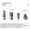 2-Sets 1/2" Skid Steer Bobcat Flat Face Hydraulic Quick Disconnect