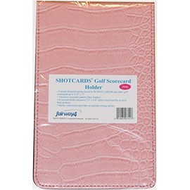 Fairway4 SHOTCARDS Golf Scorecard Holder - Pink