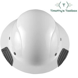 LIFT Safety HDF-15WG DAX White, Full Brim Hard Hat