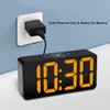DreamSky Small Digital Alarm Clock for Bedroom, Large Big Numbers