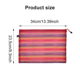 TSHAOUN 6 Pcs A4 Zipper Wallets Mesh Pouch popper wallet Folders,Document Wallets a4,Office Supplies Cosmetic Travel Accessories for Office Home School Travel (yellow, green, blue, purple, black, red)