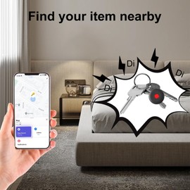 Air Tracker Tags1Pack,IP68 Waterproof Smart Tag Tracker,Bluetooth Tracking Device, Keys Finder and Item Locator,Air Tracker Item Finders with Apple Find My(iOS Only) for Luggage,Backpack,Suitcases