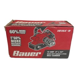 N/A 4" x 24" BELT SANDER HEAVY DUTY VARIABLE SPEED CORDED 10 AMP SANDER W/ DUST BAG