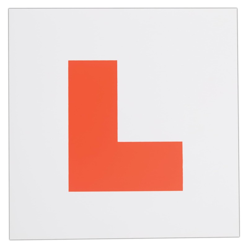 Stephens Learner Plates Red Pack Of 2 L Plate Stickers