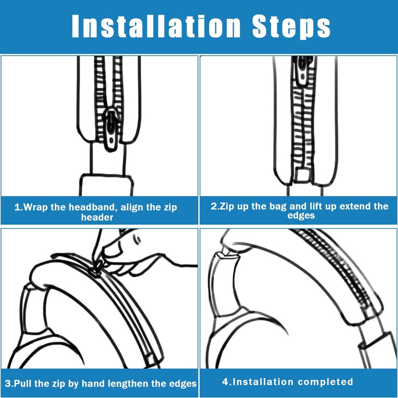 Adhiper - Headband cover is compatible with ATH-MSR7 M50X M30X