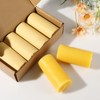 Natural Beeswax Pillar Candles,140 Hours Long Burning Pure Beeswax Candles