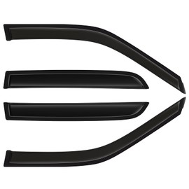 cciyu 4pcs Side Window Deflector Visor Rain Guard Compatible with 1998-2001 For Honda For CR-V Outside Mount Tape-on Window Deflector Sun Rain Guard