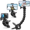 Gooseneck Phone Holder Clamp Clip Mount Cell Phone Stand for