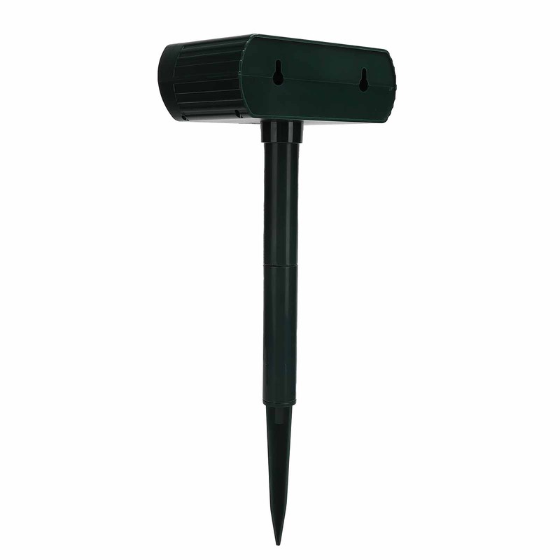 Solar Powered LED Animal Repeller Ultrasonic Waterproof Animal Repellent for