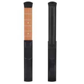 Pocket Guitar,6 Fret Portable Pocket Guitar Practice Tool Chord Trainer Guitar Gadget Chord Trainer with Carrying Bag Playing Accessories Ideal for Beginner Guitarist Practicing Chord/Scale