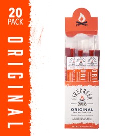 FireCreek Snacks Original Stix Smoked Hickory Flavor, MSG and Gluten Free, 1 oz Meat Sticks, 20 Count