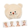 WOONEKY Comfortable Cartoon Fleece Hair Towel Quick Drying Water Absorption