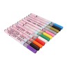 12Pcs 3D Nail Polish Pens 0.5mm Tip Bright Colors Easy