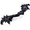 Jetland French Provincial Drawer Pulls - 6-Pack, Flat Black, 2-1/2"