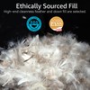 AIKOFUL Luxury 85% Waterfowl Feathers/15% Down Pillow Queen Size, Hotel
