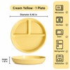 Ceramic Divided Plate Set for Everyday Meals – 3-Section Serving