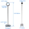 Jiozermi 4 Pcs 1-1/4 Inch Curtain Rod Bracket, Ceiling Mount
