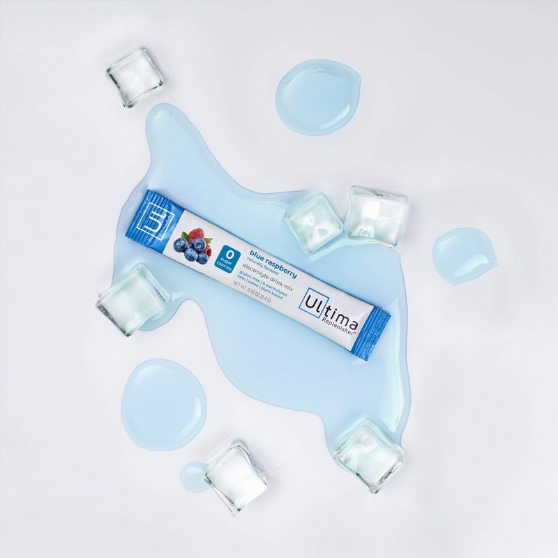 Ultima Replenisher Electrolyte Hydration Drink Mix, Blue Raspberry, 20 Serving