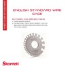 Starrett English Standard Wire Gage with Satin Finish and Decimal