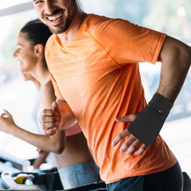 Wrist Pouch - Lightweight Absorbent Sports Wallet - Zippered Wrist Sweat Bands, Wrist Pouch Small Storage Bags for Running