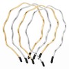 4PCS Metal Thin Headbands for Women, Elastic Hair Bands, Trendy