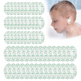 Pack of 60 Baby Ear Waterproof Stickers, Ultra Thin Transparent Ear Covers for Showering, Wear Protection, Shoe Stickers, Heel Bubble Protection, Disposable Ear Protection