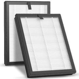 2 Pack ClearAir-A5 Replacement Filter Compatible with VEWIOR ClearAir-A5 Air Purifi-er, 3-in-1 High-efficiency H13 True HEPA Air Cleaner Filter for Wildfire Smoke Dust Pollen Pet Dander