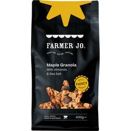 Farmer Jo Maple Granola w/Roasted Almonds & A Sprinkle of Sea Salt 400g