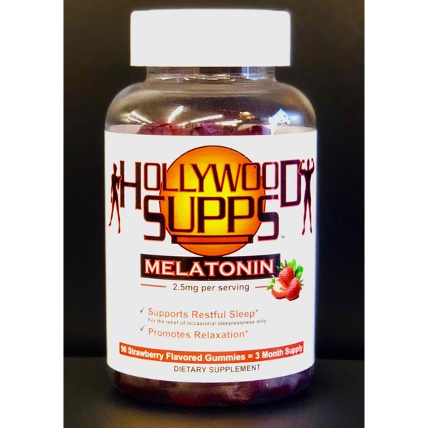 Melatonin Gummies Now 50% more MADE in the USA, Hollywood Supps